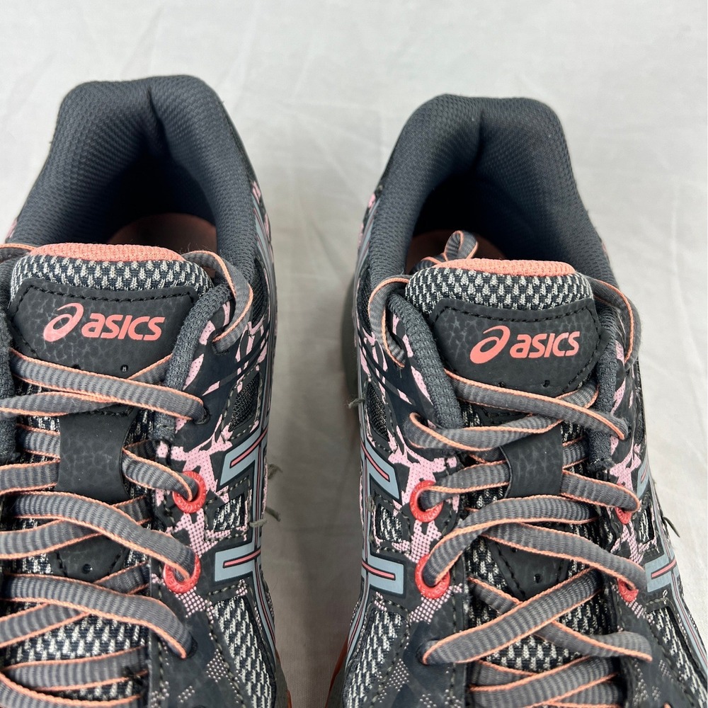 ASICS Gel Venture‎ 6 Trail Running Shoes Women 7.5 Gray Pink Orange Athletic - Picture 4 of 10